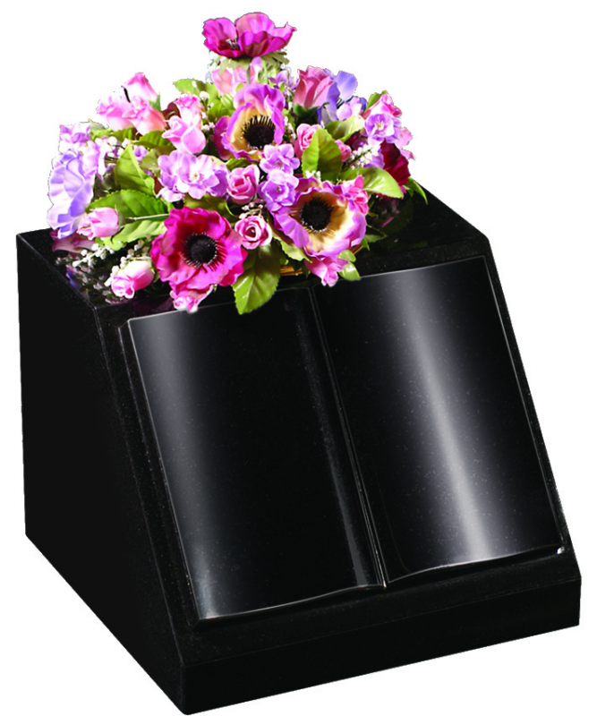 Black Book Vase